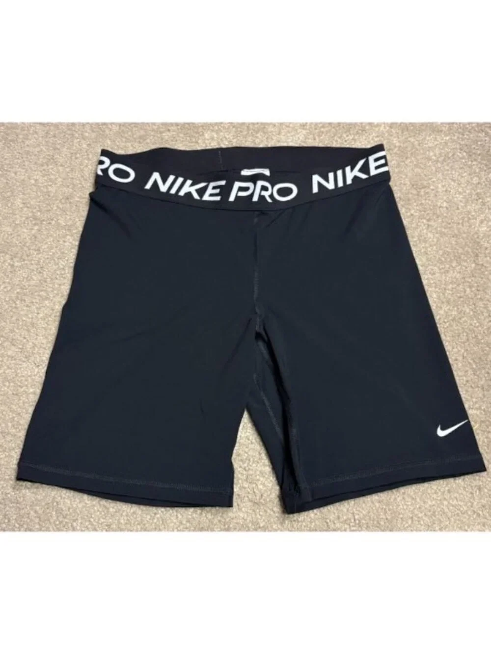 NIKE PRO Women’s Size XL Compression Shorts Black 9